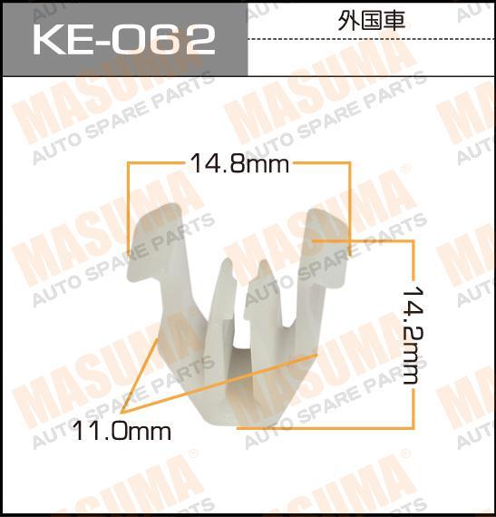 Пистон (клипса крепежная пласт.) KE-062  Европа