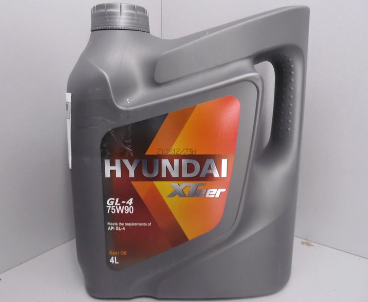 Масло трансм. GL-4 Hyundai XTeer Gear 75W90 синт. (4л)