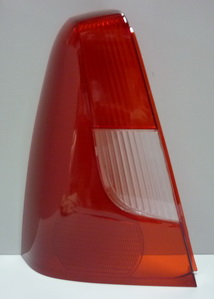 Рассеиватель фонаря Renault Logan 08-10 задн. лев. белый повторитель