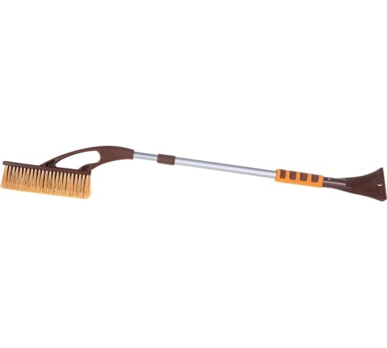 Щетка для снега со скребком AV-2129 телескопическая 95-130см