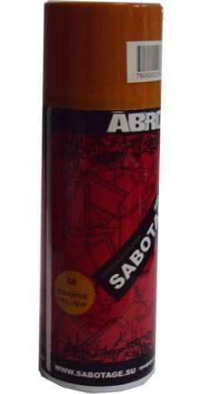 Краска аэрозоль Sabotage №068 ОРАНЖЕВО-ЖЕЛТЫЙ