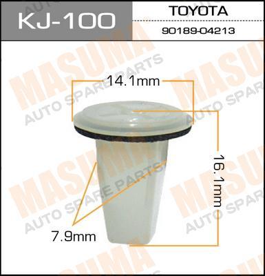 Пистон (клипса крепежная пласт.) KJ-100/K-100