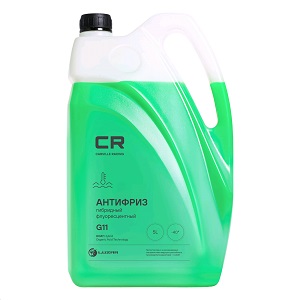 Антифриз Carville Racing (-40С) G11 зеленый гибридный флуоресцентный  5л
