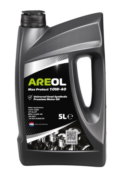 Масло моторное AREOL Max Protect 10W40  5L полусинт.\ACEA A3/B3,API SL/CF,MB 229.1,VW 501.01/505.00