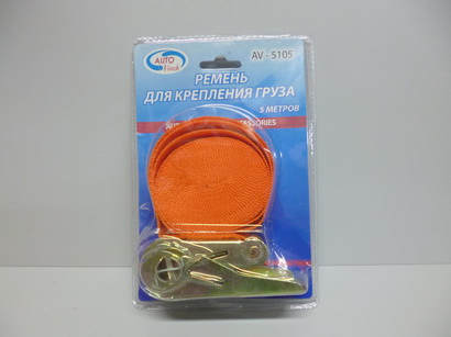 Стяжка груза  5м с замком в блистере