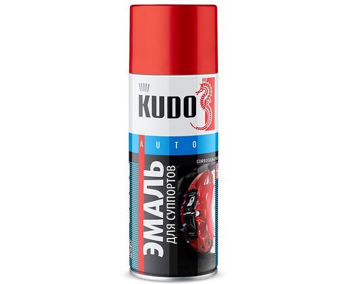 Краска-спрей для суппортов черная 520 мл. KUDO  KU-5214  черная