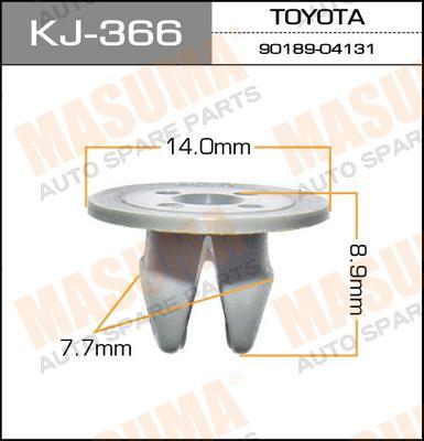 Пистон (клипса крепежная пласт.) KJ-366