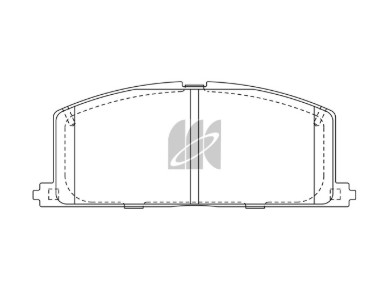 Колодки торм. Toyota CARINA 2/CAMRY/CELICA перед.к-т