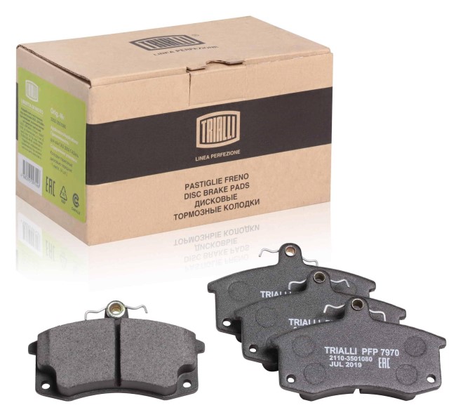 Колодки тормозные передние 2108-2115, 1118 Калина, 2192 Калина 2, 2170 Приора, 2190 Гранта Linea Perfezione