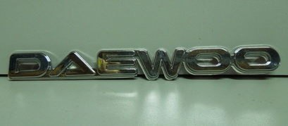 Эмблема надпись  Daewoo  16х1,5мм