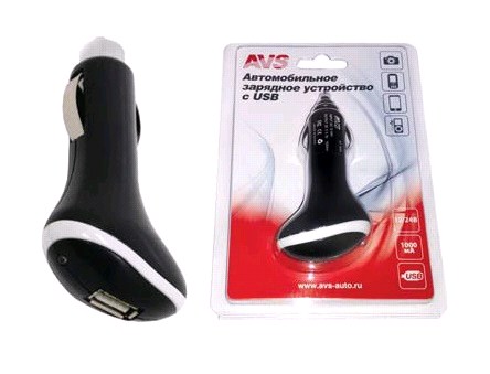 Устройство зарядное - адаптер в прикуриватель 1 USB разъем ST-02A