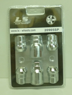 Гайки колесные (секретные)  M14*1,50  (4+2)