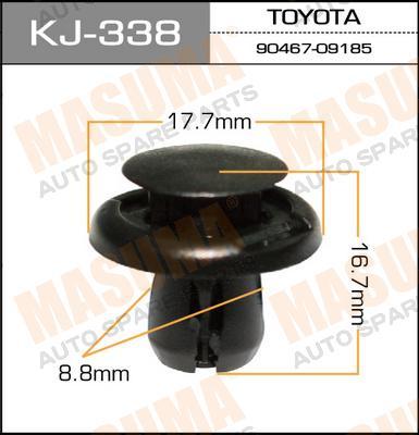 Пистон (клипса крепежная пласт.) KJ-338