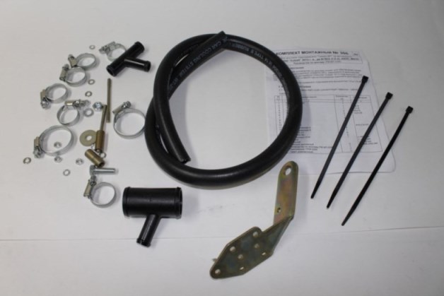 Установочный(монтажный) комплект подогревателя Северс-М. № 306 Chevrolet Cobalt 2013 г.в., дв. B15D2 (1,5 л), МКПП, АКПП