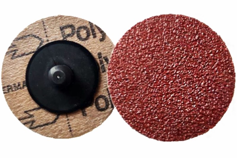 Круг зачистной наждачный CERAMIC D=50 мм P 80 крепление Roloc (зерно-керамика)