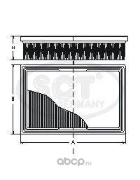 Фильтр воздушный SB 2172 Nissan Note