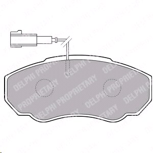Колодки тормозные Peugeot BOXER/FIAT DUCATO 02)/CITROEN JUMPER 02) передние