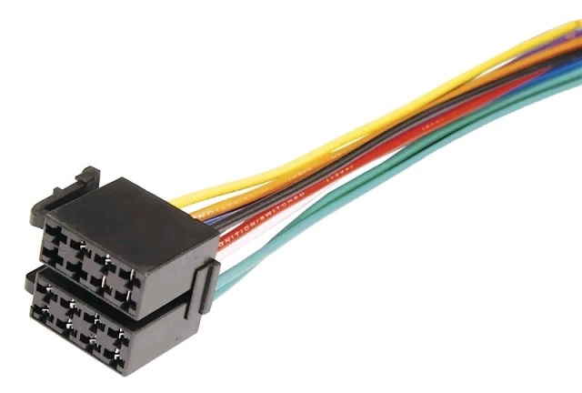 Евроразъем для автомагнитолы /мама сдвоенный/  Евро