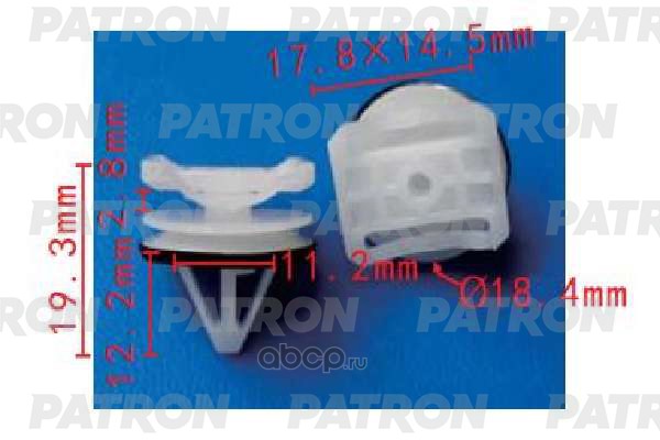 Клипса пластмассовая MAZDA