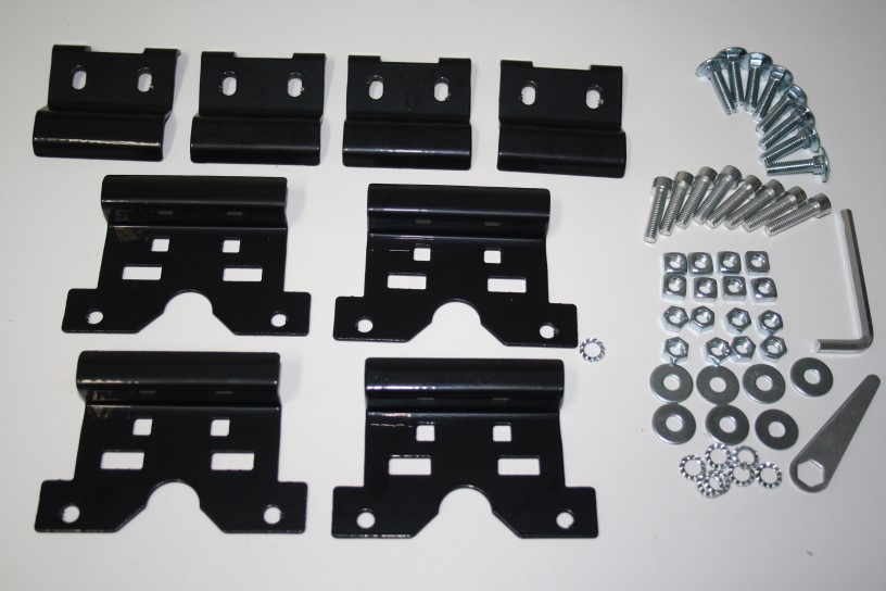 Комплект адаптеров 2 LUX Kia Sportage 2013-, Kia Sorento 3 2014- с интегрированными рейлингами