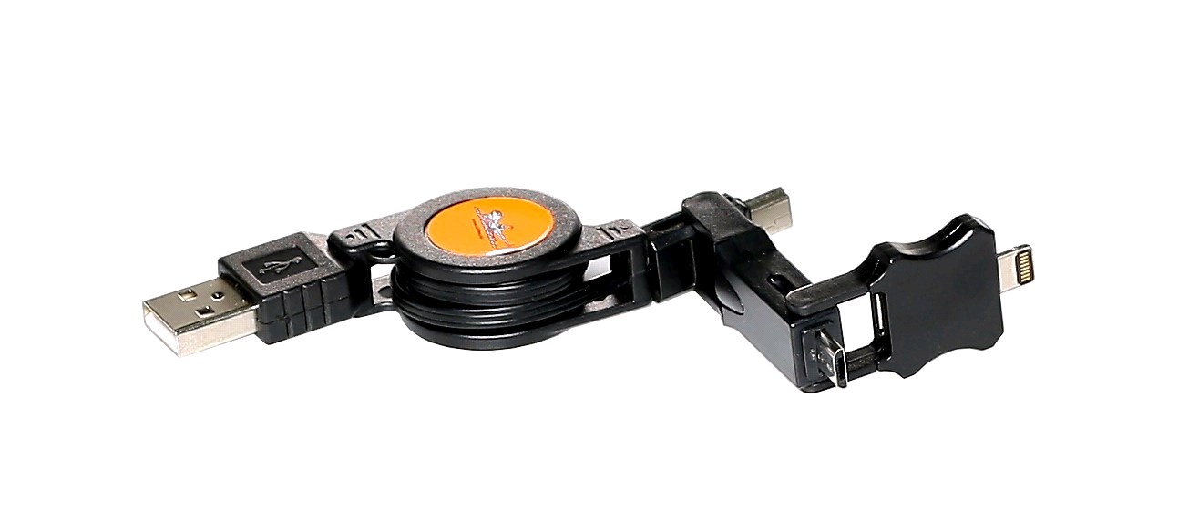 Устройство зарядное - универсальный датакабель MiniUSB/MicroUSB/Iphone 5, 6