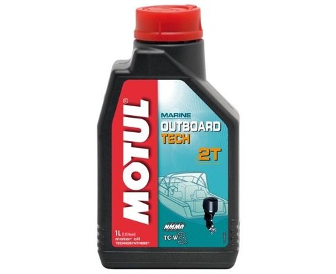 Масло моторное MOTUL 2 такт. Outboard Tech 2T для подвесных лодочных моторов п/синт. (1л)