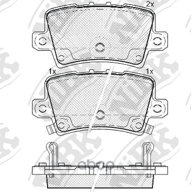 Колодки тормозные дисковые HONDA CIVIC 2005) PN8867