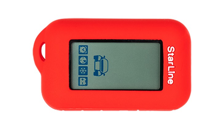 Чехол брелка сигнализации StarLine E-серии силиконовый красный