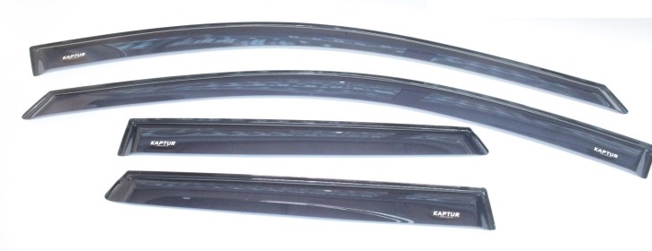 Дефлекторы дверей (ветровики) Renault Kaptur с 2016 г.