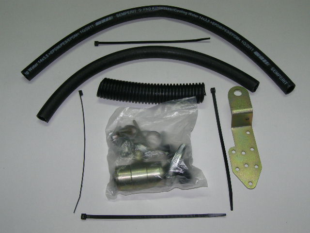 Установочный(монтажный) комплект подогревателя Северс-М. Nissan  X-Trail 2008г. дв. QG (2,5л.), Северс-М /1,0;1,5кВт/