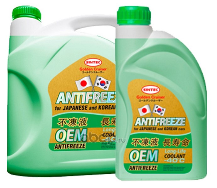 Антифриз Sintec  OEM for JAPANESE and KOREAN cars Green  5кг