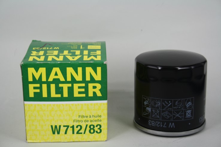 Фильтр масляный Mann W712/83  Chery, Exeed, Omoda, Jaecoo, Jetour, Kaiyi. 1,5