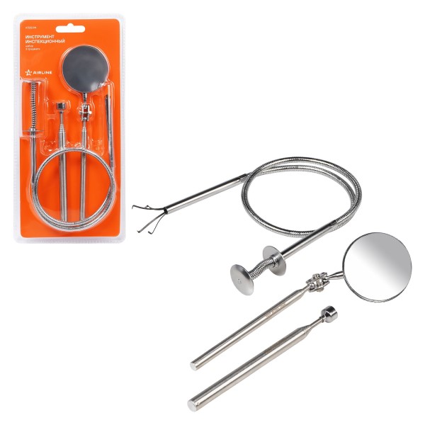 Набор  инструментов: захват гибкий, захват магнитный телескопический до 1,2кг, зеркало (12)