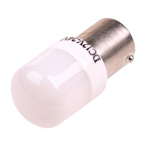 Лампа светодиод. 12V T25   6 диодов SMD белая. (P21W), (12/24V) 2шт (SKYWAY)
