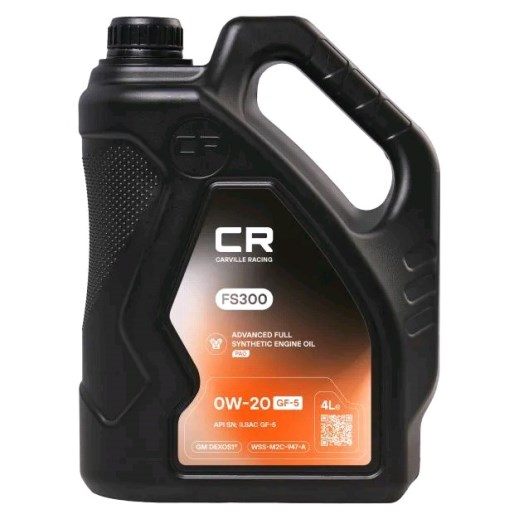 Масло моторное CARVILLE RACING FS300 0W20 GF-5 API SN, ILSAC GF-5 синт.  (4л)