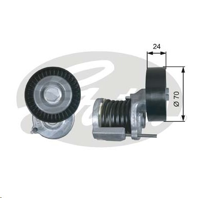 Ролик натяжитель ремня поликлинового VW