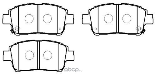 Колодки тормозные дисковые