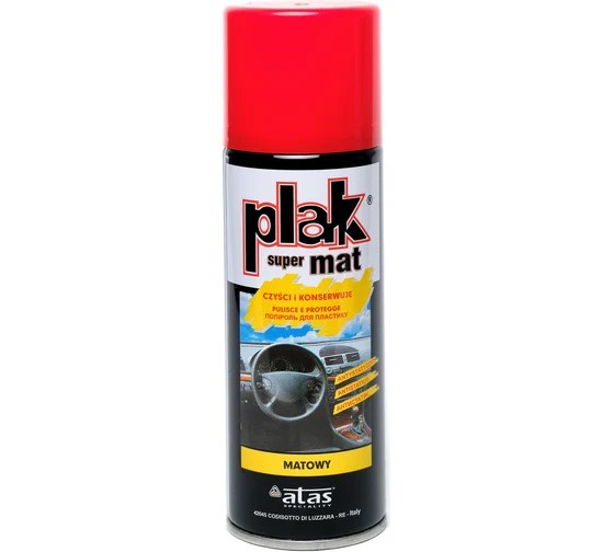 Полироль пластика PLAK КЛУБНИКА Super Mat аэрозоль 200мл.