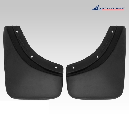 Брызговики задние SUZUKI SX4 03/2007-) (с расширителем арок), (полиуретан)