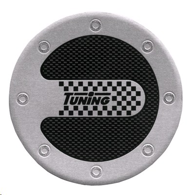 Наклейка на лючок б/бака  кругл. 110мм.