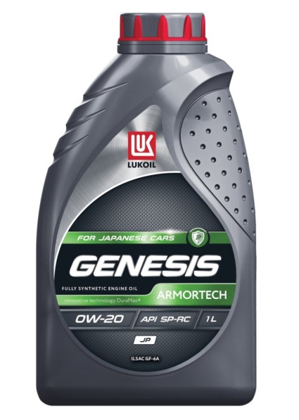 Масло Лукойл GENESIS ARMORTECH JP 0W-20 SN/SN-RC ILSAC GF-5  кан. 1л. синт.