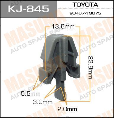 Пистон (клипса крепежная пласт.) KJ-845/KJ-050