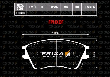 Колодки тормозные Hyundai Elantra (XD)1,5 (00-06) передн.