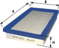 Фильтр воздушный Kia Carens, Sportage I