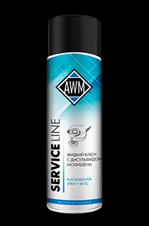 Смазка проникающая AWM с дисульфидом молибдена аэрозоль 650 мл  жидкий ключ 