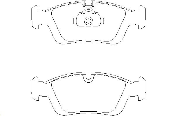 Колодки тормозные  BMW: 3 (E46) 1.6-2.8 95-05 3 Compact 1.6-2.5 01-05 3 Touring 1.6-2.8 99-05 3 1.6-2.8 99-01 передние