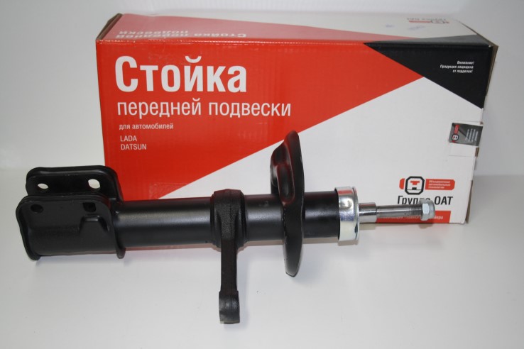 Стойка амортизаторн. передняя 1118 (под коническую пружину) левая масл.