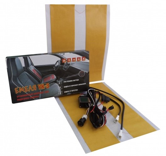 Обогрев сиденья  ЕМЕЛЯ  УК-3 вшивной 3-х режимный (на 1 сиденье)