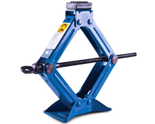 Домкрат ромбический 1,0т. высота подъема 110-330мм с резиновой опорой