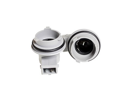 Патрон под лампу P21W S25 BAU15s (тип 13) Г-обр., пластик